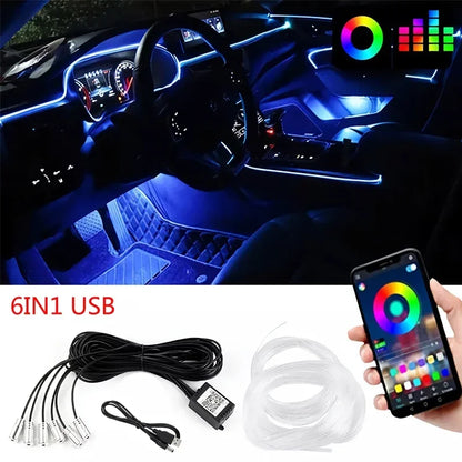 Éclairage LED Néon RGB pour Intérieur de Voiture –  LumanestLED 