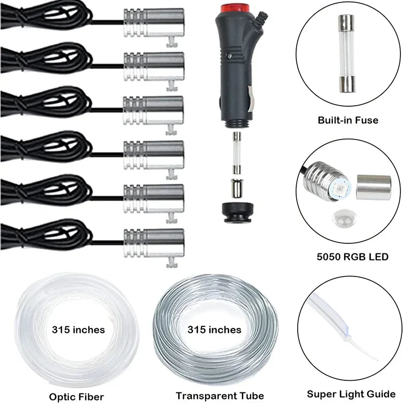 Éclairage LED Néon RGB pour Intérieur de Voiture –  LumanestLED 